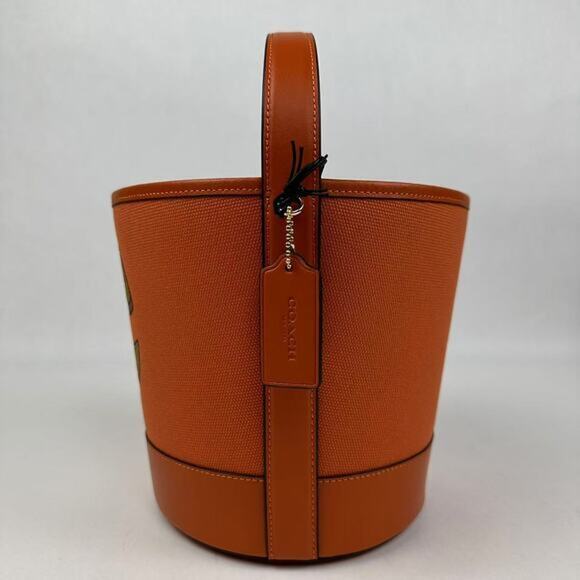 COACH CW533 Trick Or Treat Bucket With Halloween Pumpkin - Picture 2 of 8